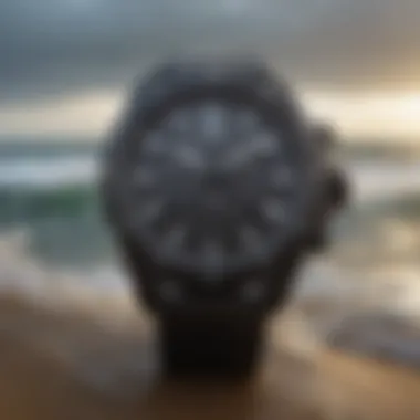 Comparison chart of tide watches for surfers