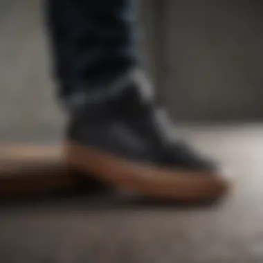 Highlighting the grip and sole construction of the Vans Kyle Walker Pro