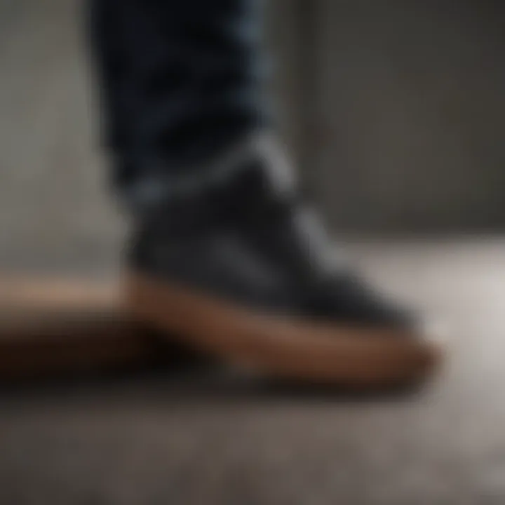 Highlighting the grip and sole construction of the Vans Kyle Walker Pro