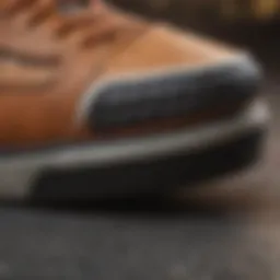 Close-up view of the Vans MTE Chipmunk showcasing its intricate details and texture.