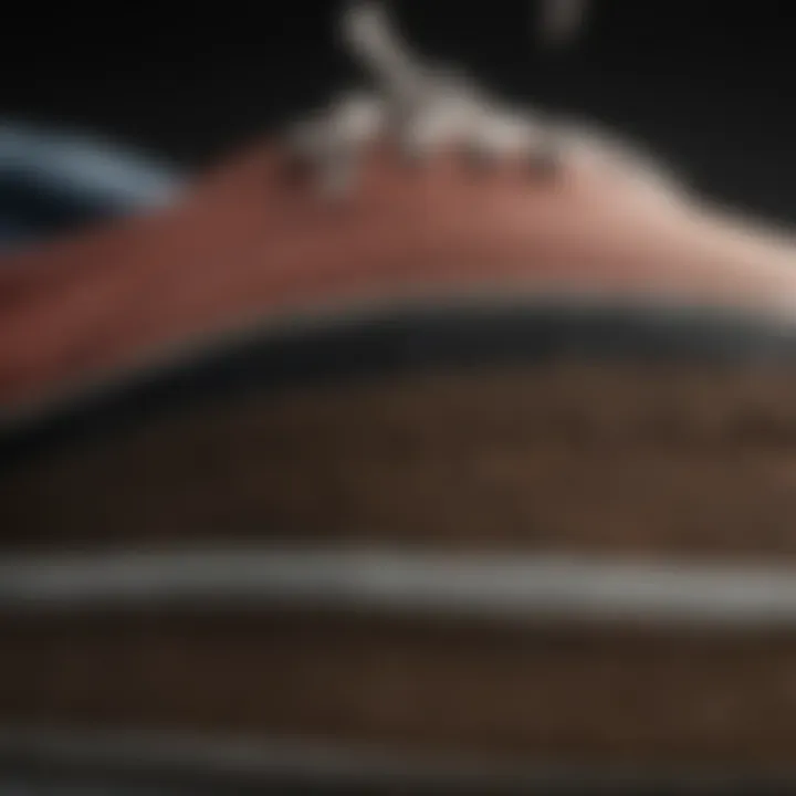 Close-up of the Vans Rowan Pro sole for traction analysis