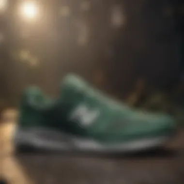 Sustainable Materials of Green New Balance Sneakers Sustainable material elements associated with green New Balance sneakers