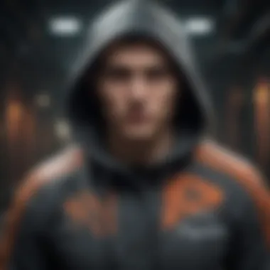 Intricate Designs of Extreme Sports Hoodies A vibrant graphic hoodie showcasing intricate designs inspired by extreme sports.