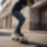 Vans Trujillo performing a trick on a skateboard