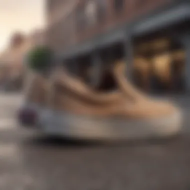 Vans UltraRange Slip-On in a Casual Environment Casual setting featuring Vans UltraRange Slip-On footwear