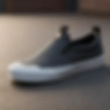 Comfort Features of Vans UltraRange Slip-On Close-up of Vans UltraRange Slip-On materials highlighting comfort features