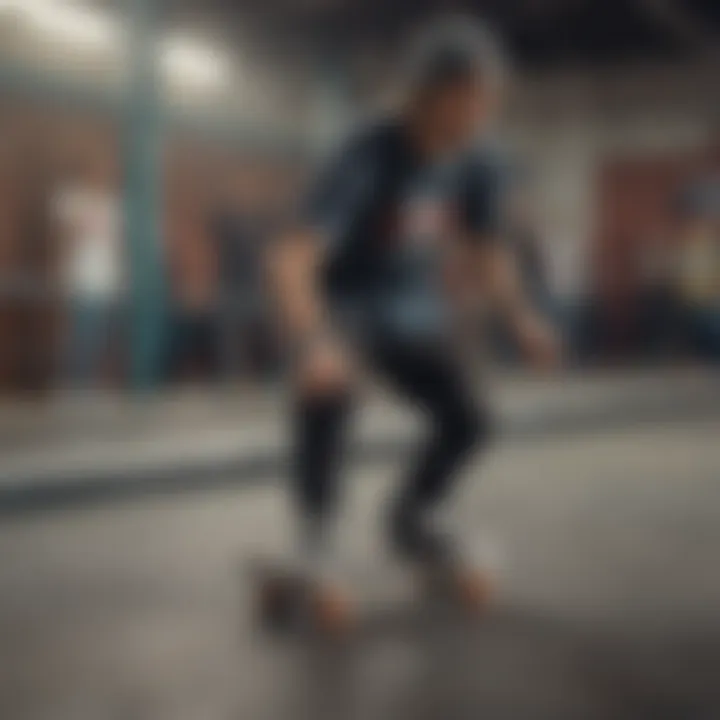 Group of young skaters wearing Zero Skateboards clothing, embodying skate culture