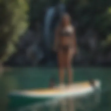 Infographic explaining paddle board sizes and their uses