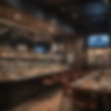 A bustling dining area within Galleria Dallas