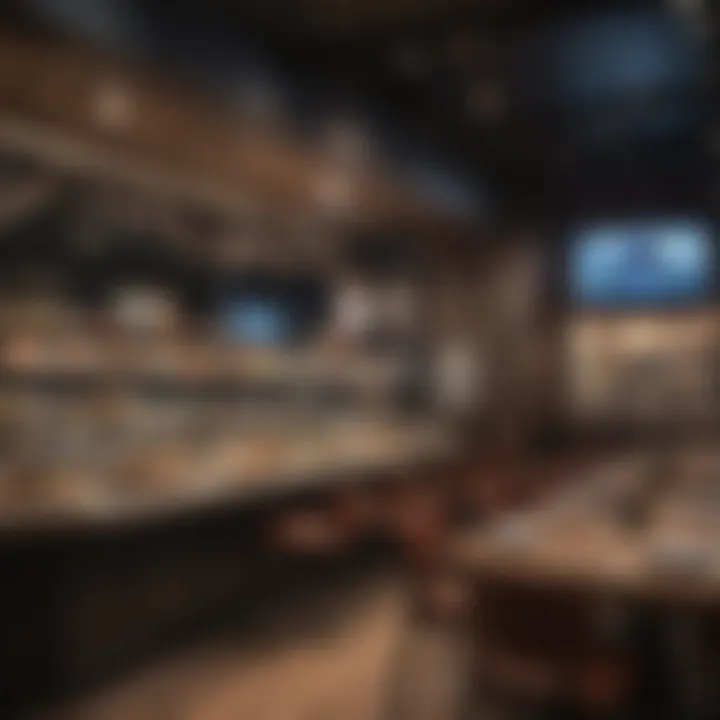 A bustling dining area within Galleria Dallas