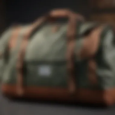 High-quality materials used in Herschel bags reflecting durability