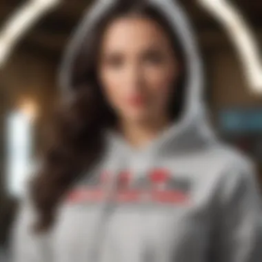 'I Love Hot Moms' Hoodie Design A stylish hoodie displaying the phrase 'I Love Hot Moms'
