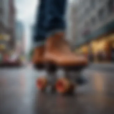 Experience the Urban Adventure with Impala Roller Skates An individual enjoying a smooth ride on Impala roller skates in an urban setting