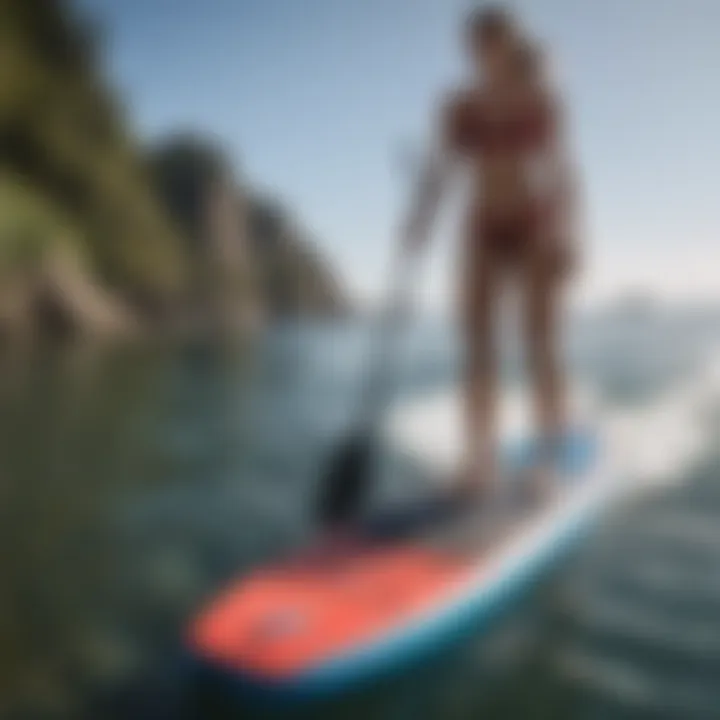 Care and maintenance tips displayed with the iRocker paddle board