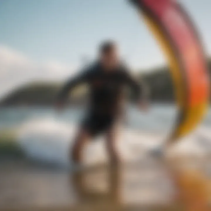 Kitesurfing community engaging in a workshop