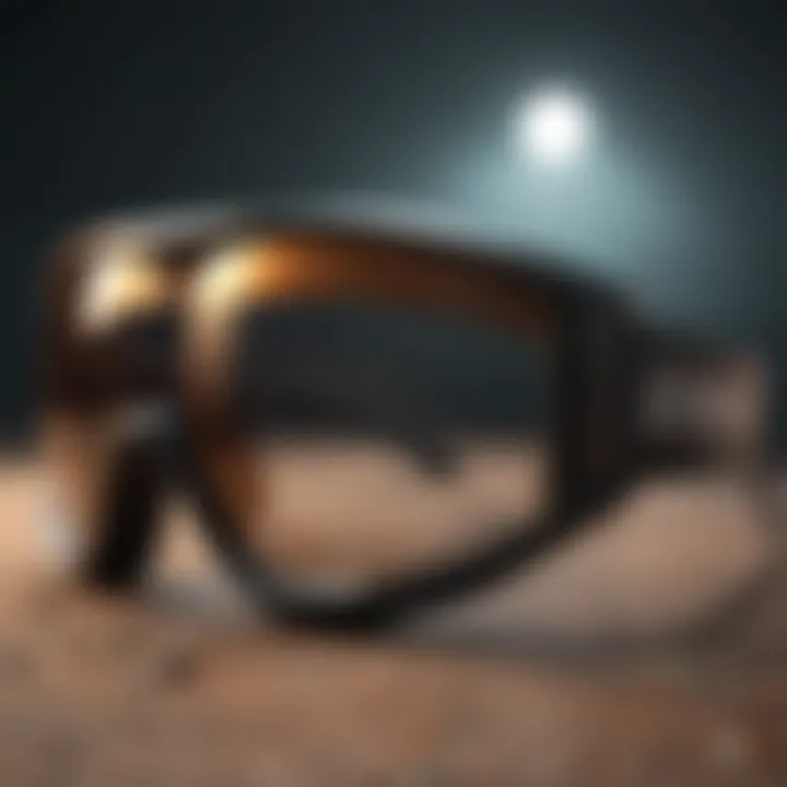 Variety of lens types showcasing UV protection for sports eyewear