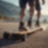 A historical longboard showcasing traditional craftsmanship.
