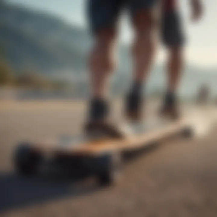 A historical longboard showcasing traditional craftsmanship.
