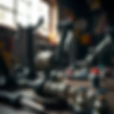 A maintenance guide for bike manual trainers, displaying essential tools and parts.