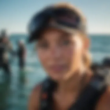 Ocean Ramsey engaging with a group of divers during a marine conservation workshop