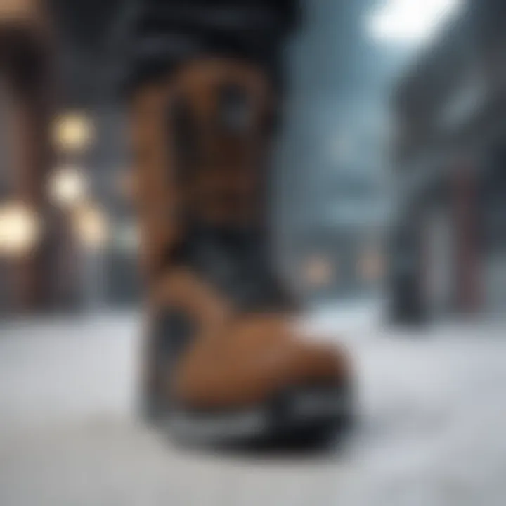 Feet fitting into size 10 snowboard boots