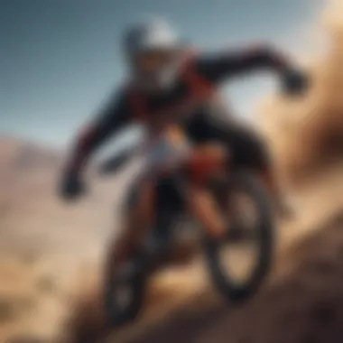 Dynamic Display of Extreme Sports Talent Dynamic athlete showcasing extreme sports skills