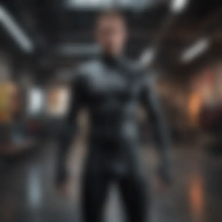 A visually appealing digital platform displaying various wetsuit brands