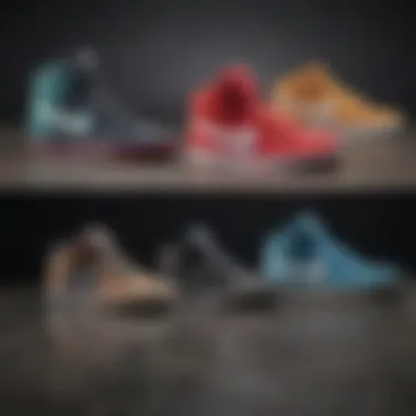 Nike SB Alleyoop in various colorways displayed together