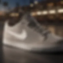 Detailed view of the Nike SB Zoom Janowski showcasing its unique design elements