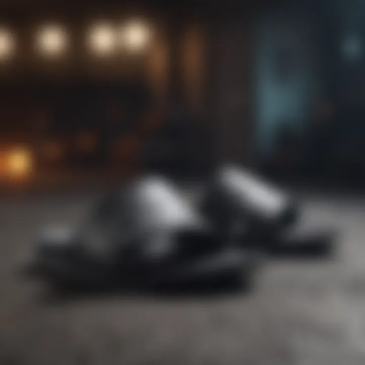 Nike slides in various colors and designs