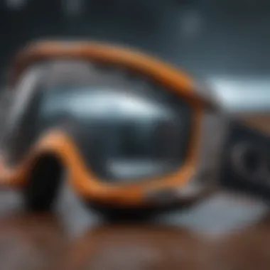 Frame Customization Options for Oakley Snow Goggles A detailed view of the frame customization possibilities for Oakley snow goggles