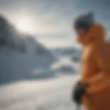 Dynamic outdoor scene showcasing O'Neill outerwear in action during extreme sports activity