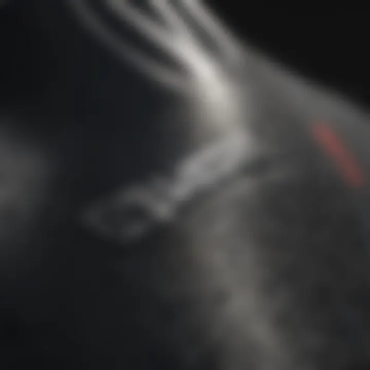 Close-up of O'Neill wetsuit top showcasing material texture