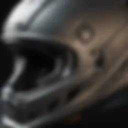 Close-up view of Pro Tec helmet padding showcasing material texture