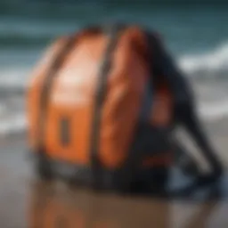 Durable material showcasing the Prolite surf bag