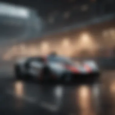 Thrilling Competition in Raceroom Dynamic racing scene showcasing the thrill of competition