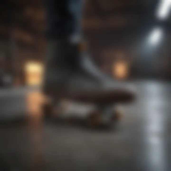 Comparative analysis of skate shoes with different materials