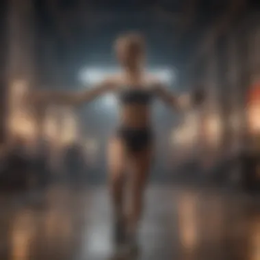 Person using a tablet to learn dance online