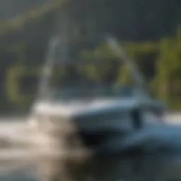 Ski Nautique wakeboard tower showcasing sleek design and functionality