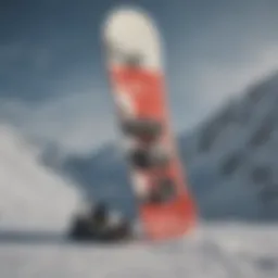 Visual representation of snowboard size selection