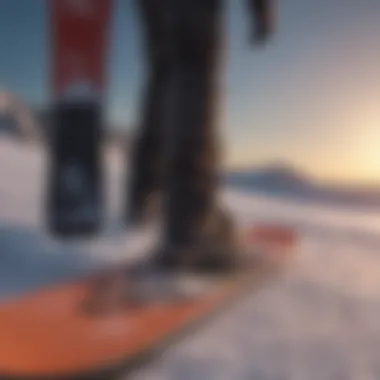 Comparative chart of different snowboards based on performance metrics.