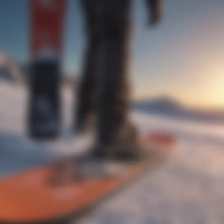 Comparative chart of different snowboards based on performance metrics.