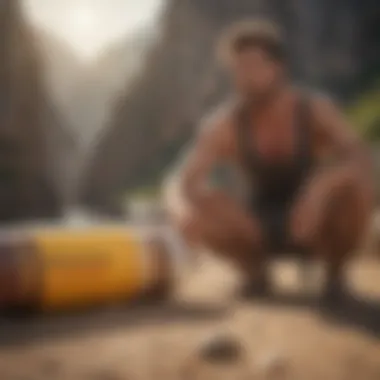 A group of extreme sports enthusiasts discussing their experiences with Sun Bum Roll-On Sunscreen