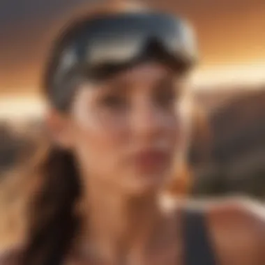A scenic outdoor backdrop emphasizing the importance of sun protection in extreme sports