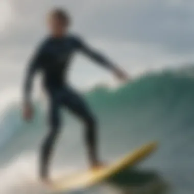 A vibrant community gathering at a surf event, highlighting surf culture