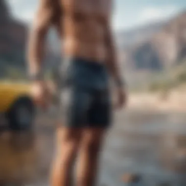 High-Performance Water Shorts Vibrant and functional water shorts designed for high-performance activities