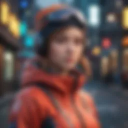 Vibrant anime clothing showcasing unique designs and colors