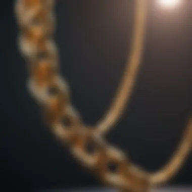 Contemporary Trends in Gold Chains Modern gold jewellery chains styled with contemporary fashion.