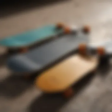 Variety of Skateboard Wax Types Different types of skateboard wax displayed on a skateboard