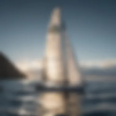 A comparison chart of different sail materials and their performance characteristics.